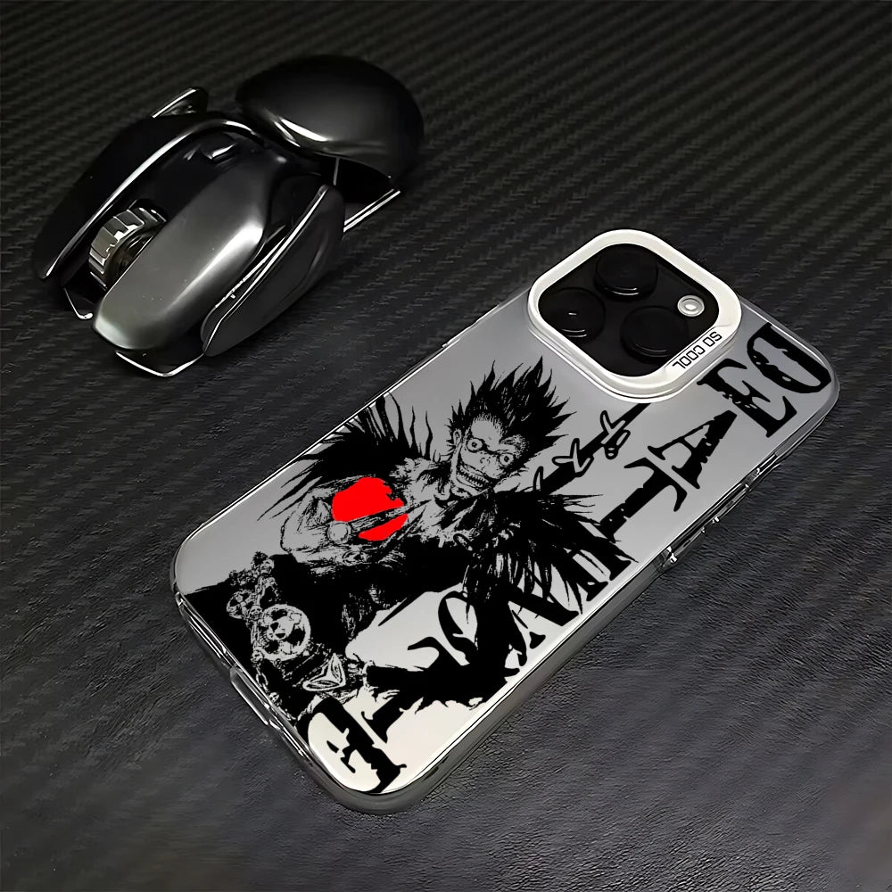 Anime Death Note Phone Case For iPhone 17 16e 16 15 14 13 12 11 mini Pro Max X XR XSMAX 8 7 Air Plus Anti Fall Matte Back Cover