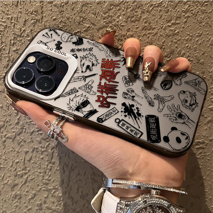 Jujutsu Kaisen Gojo Satoru Manga Line Phone Case for iPhone 12 17 Air Pro Max 16 15 11 14 13 Pro Max XS X XR Plus 8 7 SE 2020