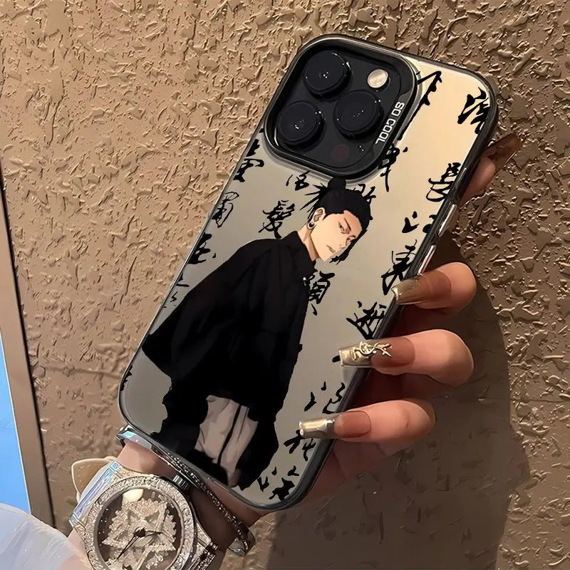 Jujutsu Kaisen Satoru Gojo Phone Case For iPhone 16 15 14 13 12 11 Pro Max X XR XSMAX 8 7 Plus Candy Matte Shockproof Back Cover