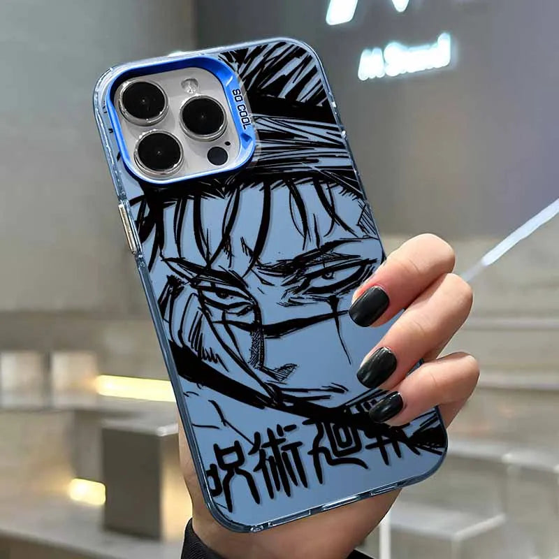 Jujutsu Kaisen Anime Phone Case For iPhone 17 16e 16 15 14 13 12 11 mini Pro Max X XR 8 7 Air Plus Anti Fall Matte Back Cover