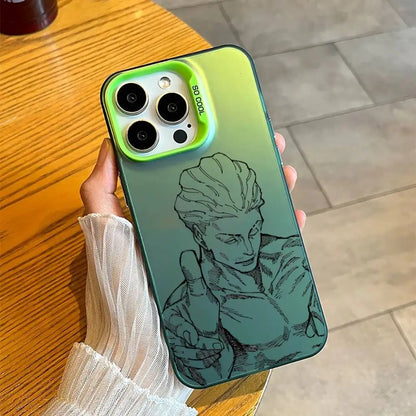 Kinji Hakari Jujutsu   Phone Case For iPhone 17,16,15,14,13,12,11,Mini,Pro,E,MAX White Candy Matte Cover