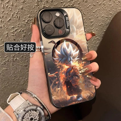 Luxury cartoon Cute D-Dragon Ball Magnetic Magsafe Wireless Charge Phone Case For iPhone 16 17 11 12 13 14 15 Pro Max Plus Cover