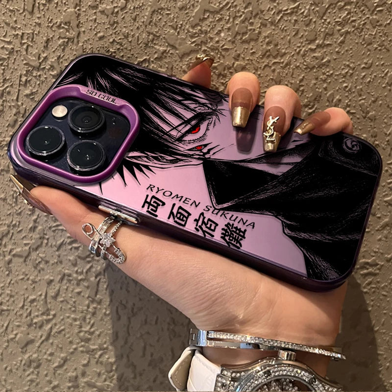 Anime Jujutsu Kaisen Ryomen Sukuna Phone Case for iPhone 12 17 Air Pro Max 16 15 11 14 13 Pro Max XS X XR Plus 8 7 SE 2020 Cover