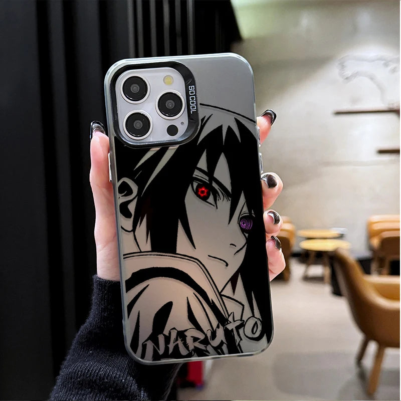 Anime Naruto Uchiha Sasuke Cool Phone Case for Xiaomi Redmi Note 15 14 13 12 10 9 Pro Plus 4G 5G 12S 11S 10S  9S Matte Cover