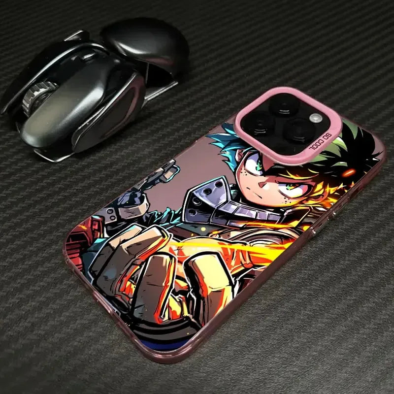 Hot Anime My Hero Academia Phone Case For iPhone 17 17e 16e 16 15 14 13 12 11 mini Pro Max X XR XSMAX 8 7 Air Plus Anti Fall