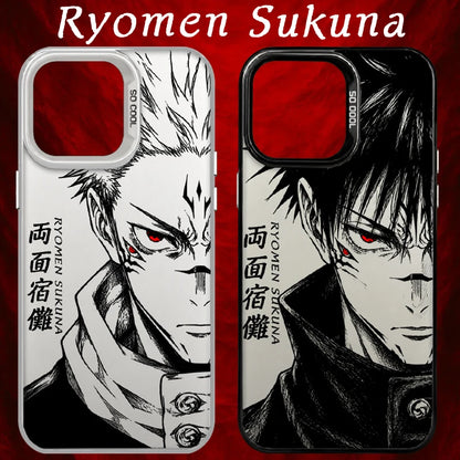 Anime Jujutsu Kaisen Ryomen Sukuna Phone Case for iPhone 12 17 Air Pro Max 16 15 11 14 13 Pro Max XS X XR Plus 8 7 SE 2020 Cover