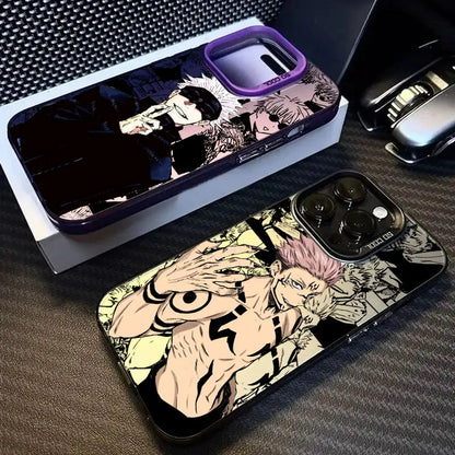 Jujutsu Kaisen Sukuna Gojo Satoru Anime Coque Phone Case For iPhone 17 16e 16 15 14 13 12 11 Pro Max Air Plus Anti Fall Cover