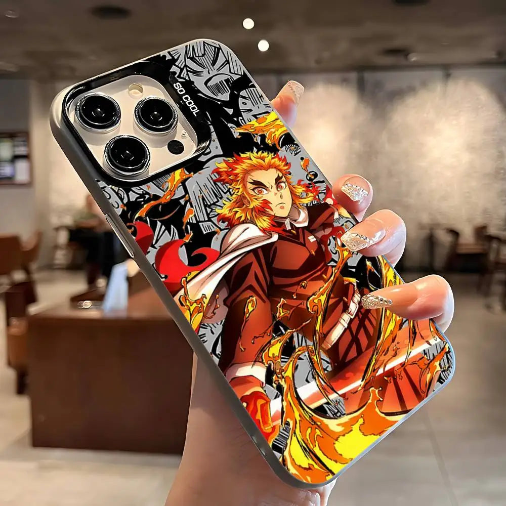 K-Kimetsus No Y-Yaibas Phone Case For IPhone 17 16 15 14 13 12 Mini 11 8 7 Pro Max Plus Colorful Phone Case