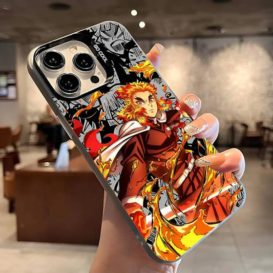 K-Kimetsus No Y-Yaibas Phone Case For IPhone 17 16 15 14 13 12 Mini 11 8 7 Pro Max Plus Colorful Phone Case