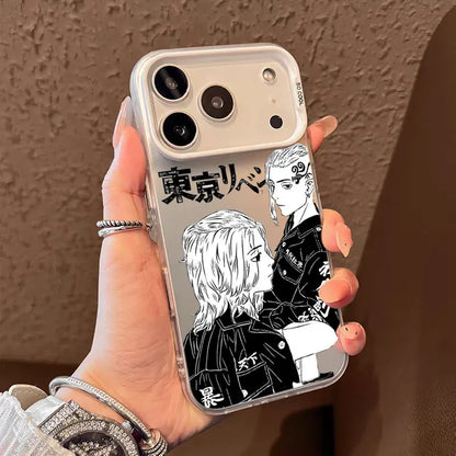 Phone Case For Apple iPhone 17 Air 16E 15 14 Plus 13 12 11 Pro Max Mini Funda Cover Tokyo Revengers Anime