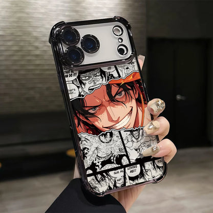 One P-Pieces L-Luffies Phone Case for iPhone 17 Air 16 15 14 Plus 13 12 11 Pro Max X Xs XR 8 e Anti-drop Transparent Soft Cover