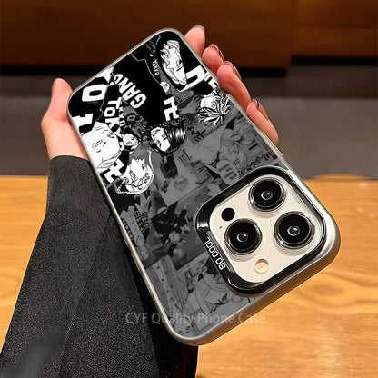 T-Tokyo R-Revengers Anime Phone Case For Apple 11 12 13 14 15 16Pro Max Plus Protect Plating Phone Cover