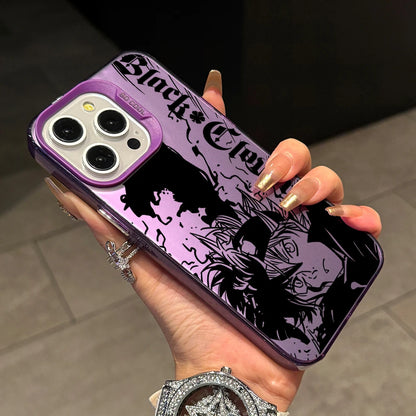 Black Clover Astas Phone Case for Xiaomi Redmi 14C 13C 12C 10 Note 15 14 13 12 Pro Plus 4G 5G Silver Hard Cover
