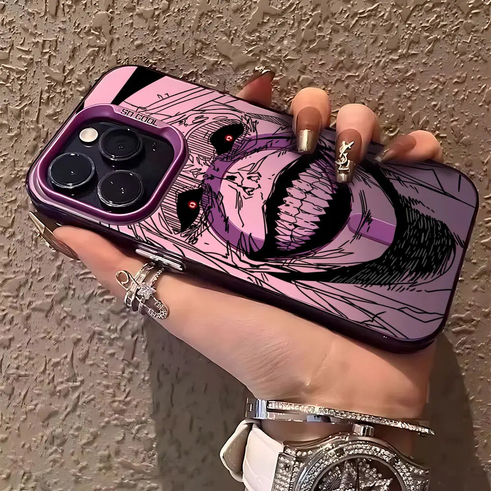 Anime Solos Levelings Magsafe Magnetic Phone Case for IPhone 11 12 13 14 15 16 Pro Max Plus Lens Creative Border Cover