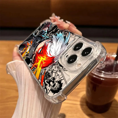 My Hero Cool Academias Anime Phone Case Clear For iPhone 17 16 14 15 11 12 13 Pro Max 16E 15 16 Plus 17Air Soft Shockproof Cover
