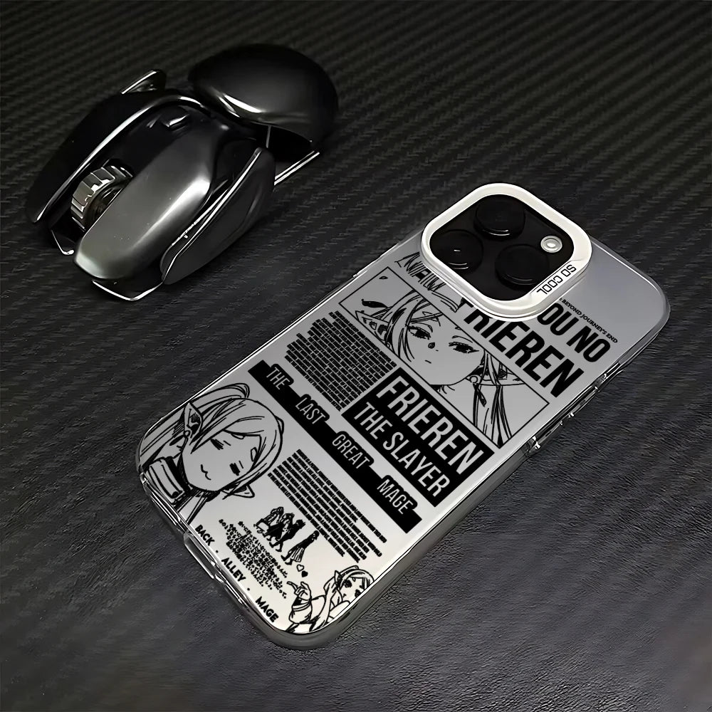 FrierenS BeyondS Journey's End Phone Case Phone 17 16e 16 15 14 13 12 11 mini Pro Max X XR 7Air Plus Anti Fall Matte Back Cover