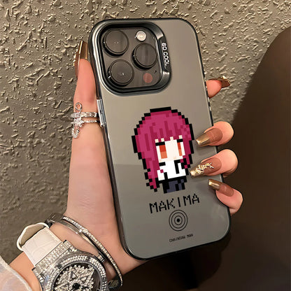 lovely pixel Matte Phone Case for Oppo A5x A5 A3x A60 A79 A98 A1 A78 A58 A38 A18 A57 A76 A17 A94 A74 F29 Pro 4G 5G chainsaw man