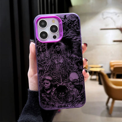Attack on Titan Frosted Case for iPhone 17 Air 16 E 15 14 Plus 13 12 Mini 11 Pro Max Washable Acrylic Silicone Hard Edge Cover