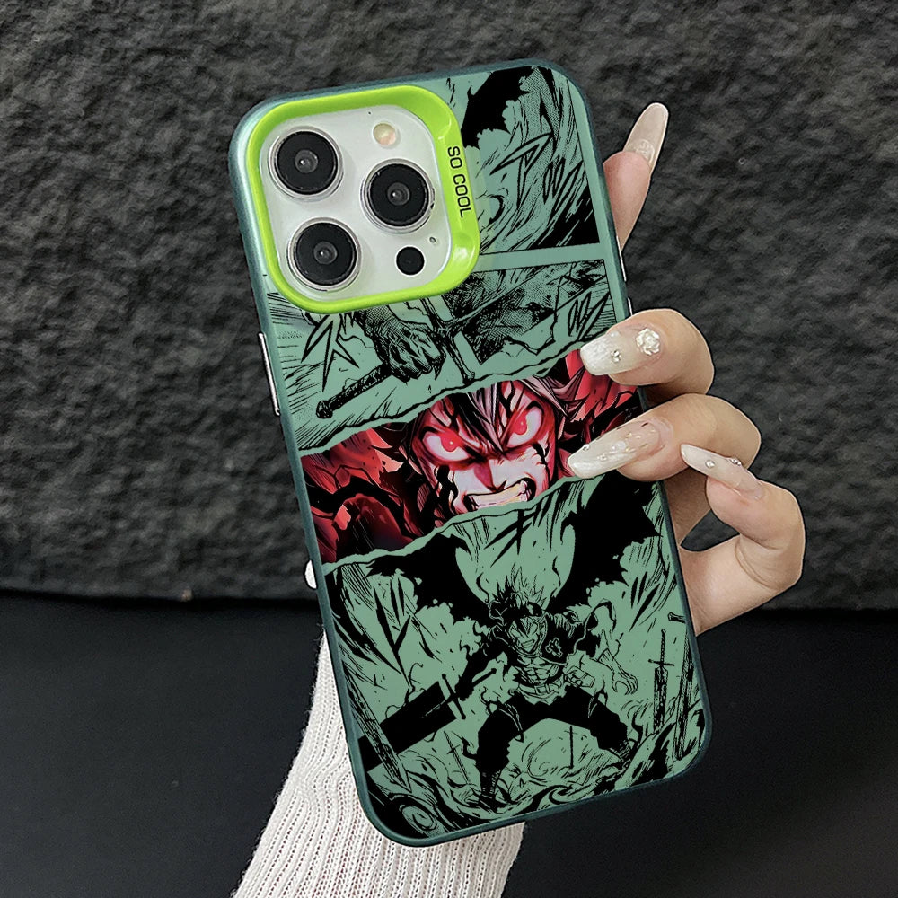 Black Clover Astas Phone Case for Xiaomi Redmi 14C 13C 12C 10 Note 15 14 13 12 Pro Plus 4G 5G Silver Hard Cover