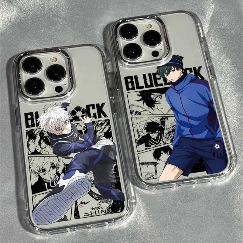 COOL B-BLUE LOCKS S-Seishiro Nagi Phone Case For Apple iPhone 17 AIR 16E 15 14 13 12 11 Pro Max Plus Transparent Soft Cover