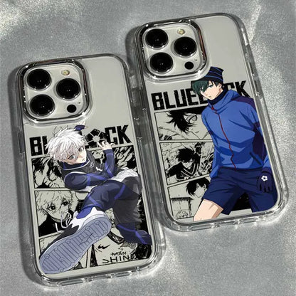 COOL B-BLUE LOCKS S-Seishiro Nagi Phone Case For Apple iPhone 17 AIR 16E 15 14 13 12 11 Pro Max Plus Transparent Soft Cover