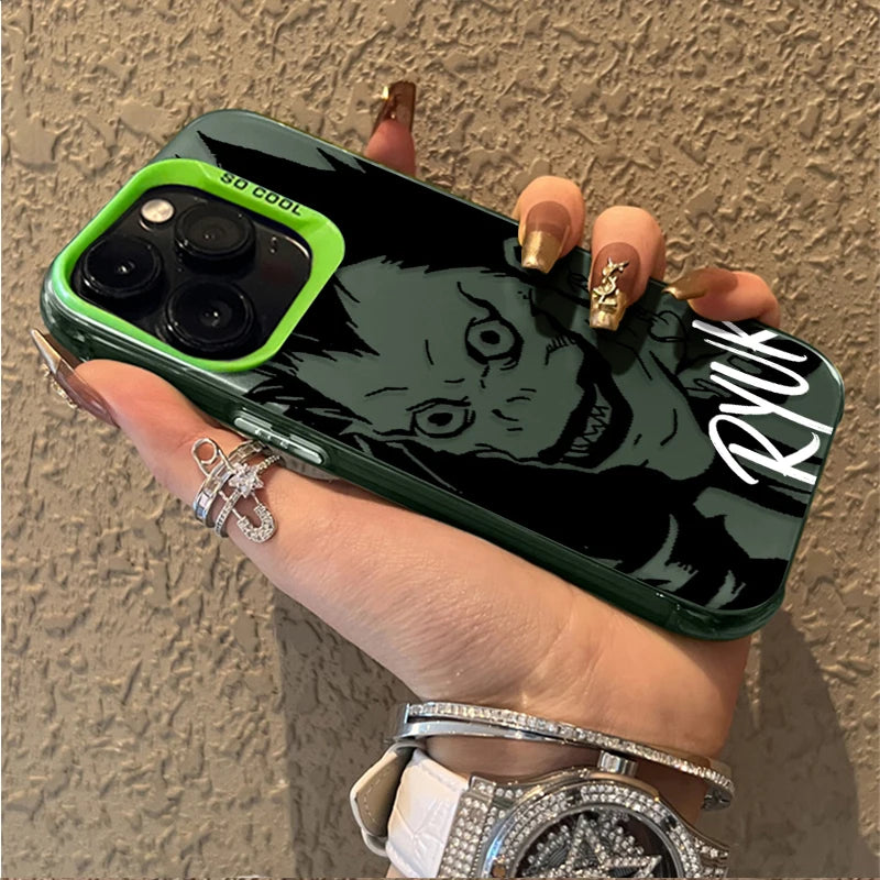 Anime Ryuk Lawliet Cool Phone Case For iPhone 17 16e 16 15 14 13 12 11 Pro Max X XR XSMAX 8 7 Air Plus Anti Fall Matte Cover