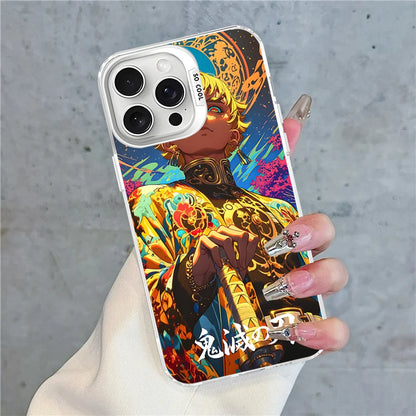Demon Slayer Phone Case For IPhone 16 15 14 13 12 11 Pro Max X XR XSMAX 8 7 Plus Matte Shockproof Back Cover
