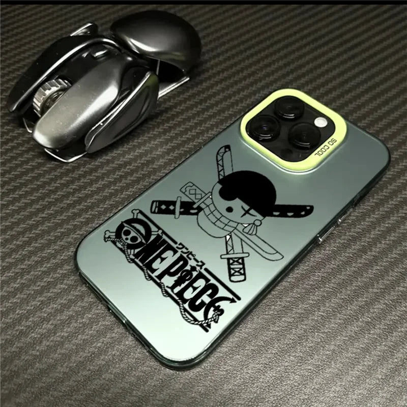 ONE PIECE Edward Newgate Wanted Phone Case For IPhone 16 15 14 13 12 11 Pro Max Whitebeard Pirates Zoro Model Shockproof Cover