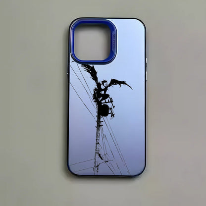 Anime D-Death Note Comics Phone Case For iPhone 16 15 14 13 12 11 Pro Max Plus – Colorful Gradient Soft TPU Back Cover