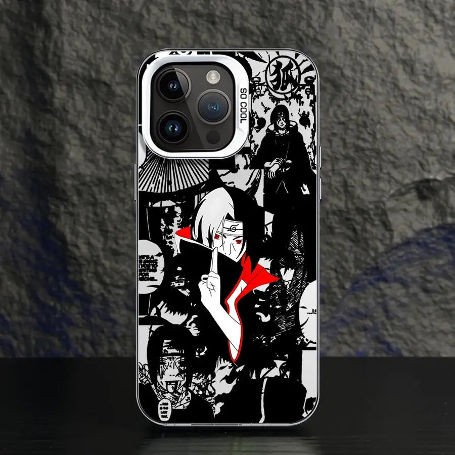 N-N-arutos-Akatsukis-ITACHI Phone Case for iPhone 16e 11 12 13 Pro Max 17 Air 14 15 16 Plus Soft Cover