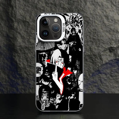 N-N-arutos-Akatsukis-ITACHI Phone Case for iPhone 16e 11 12 13 Pro Max 17 Air 14 15 16 Plus Soft Cover