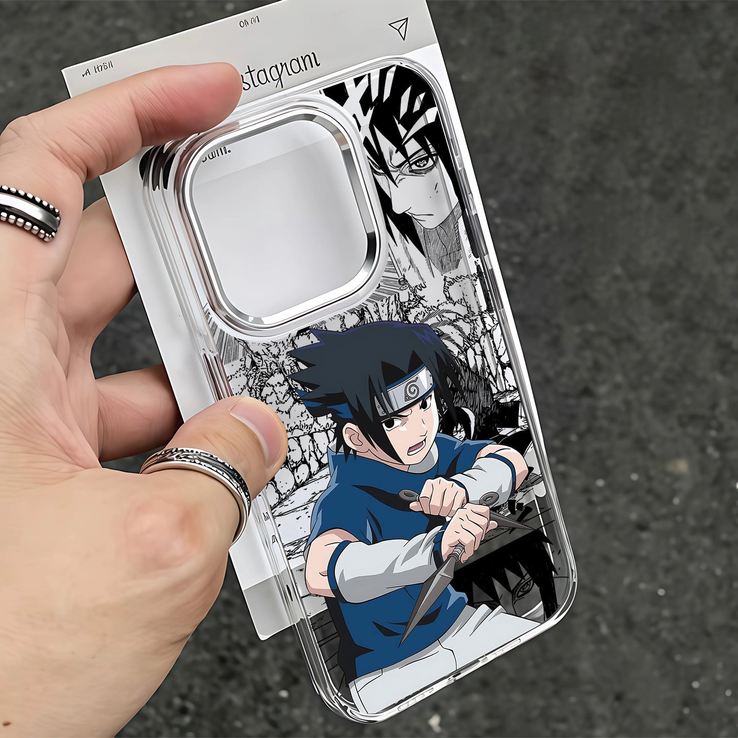 Anime Uchihas Sasukes Phone Case For iPhone 17e 17 16e 16 15 14 13 12 11 mini Pro Max X XR XSMAX 8 7 Air Plus Clear
