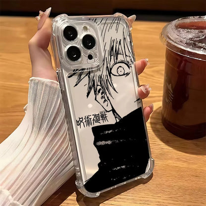Anime Jujutsus Kaisens Gojo Phone Case For iPhone 17 Air 16 e 15 14 13 12 11 Pro Max Plus Mini SE 2020 2022 Shockproof Cover