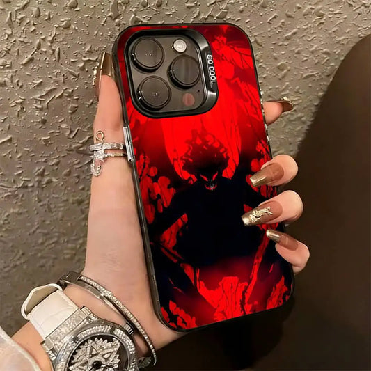 Black Clover A-Asta Cool  Phone Case For iPhone 17,16,15,14,13,12,11 Plus,Pro Max,XS,Colorful Silver Black Cover