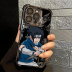 Case for iPhone 11 16 Pro Max 15 Plus 13 17 Air 14 12 Soft Phone Cover Anime Character Sasukes