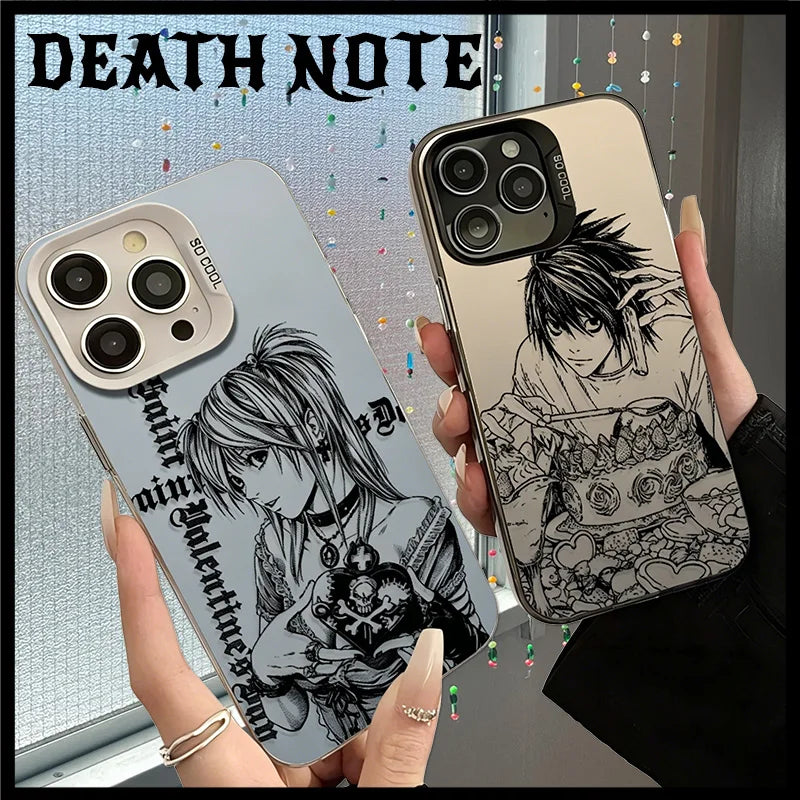 Anime Deaths Note Phone Case For iPhone 17 17e 16e 16 15 14 13 12 11 mini Pro Max X XR XSMAX Air Plus Anti Fall Matte Back Cover