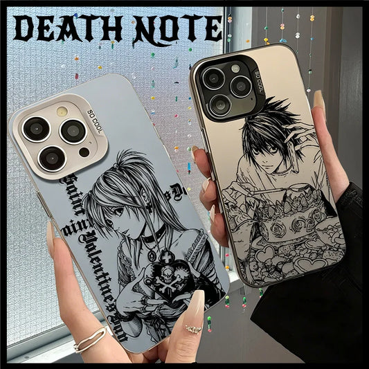Anime Deaths Note Phone Case For iPhone 17 17e 16e 16 15 14 13 12 11 mini Pro Max X XR XSMAX Air Plus Anti Fall Matte Back Cover