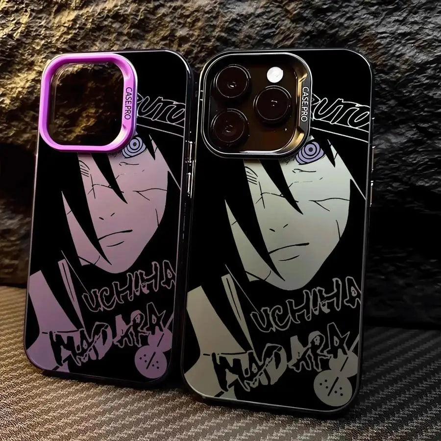 Naruto Uchiha Madara Case for iPhone 16e 14Pro 11 13 Pro MAX 12 XR 14 16Pro 15 XS MAX Soft Cover