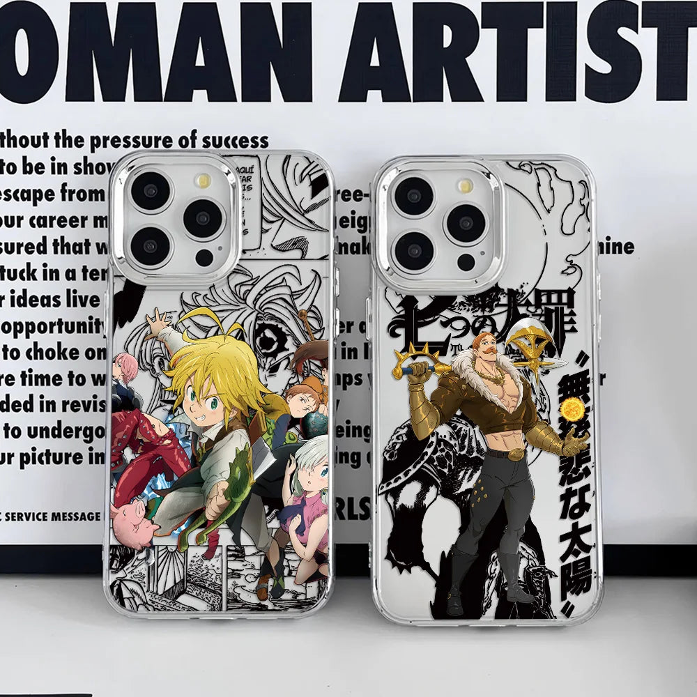 Anime The Seven Deadly Sins Phone Case for Samsung Galaxy S25 S24 S23 S22 S21 S20 Note20 FE Ultra Edge Plus 4G 5G Soft Cover
