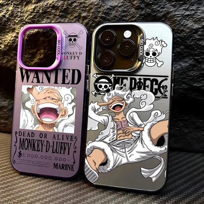 Anime Ones Pieces Nika Luffys Phone Case for IPhone 17 17e 16e 16 15 14 13 12 11 Pro Max Air Plus Anti Fall Matte Back Cover