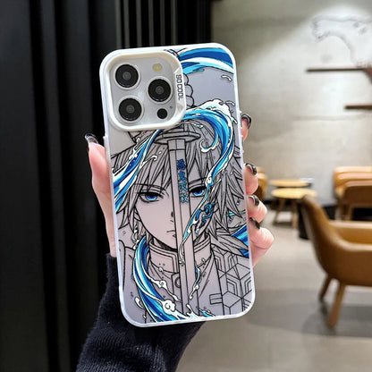Anime Giyu Tanjiro Demon Slayer Phone Case for Xiaomi Redmi Note 15 14 13 12 10 9 Pro Plus 4G 5G 12S 11S 10S  9S Matte Cover