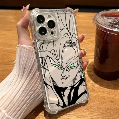 Super Saiyans Broly Gokus DragonS BallS Phone Case For iPhone 17 16e 16 15 14 13 12 11 Mini Air Pro Max Plus Anti Fall Cover