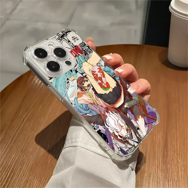Dandadan Anime Hot New Phone Case For iPhone 17 16e 16 15 14 13 12 11 Mini Air Pro Max X XR XSMax 7 8 Plus Anti Fall Transparent