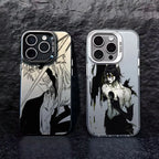 Black Anime Bleachs Kurosaki Ichigo Phone Case For iPhone 16 15 14 13 12 11 Pro Max X XR XSMAX 8 7 Plus Candy Matte Back Cover