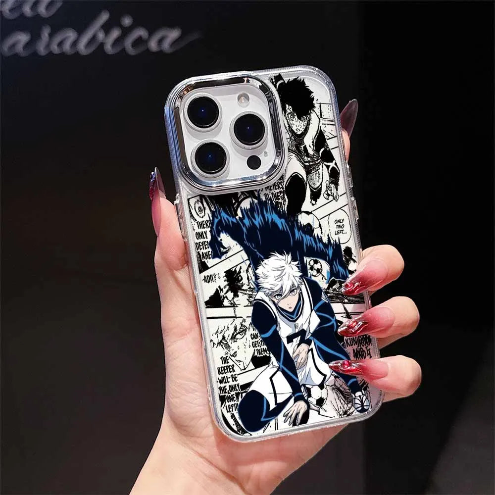 COOL B-BLUE LOCKS S-Seishiro Nagi Phone Case For Apple iPhone 17 AIR 16E 15 14 13 12 11 Pro Max Plus Transparent Soft Cover