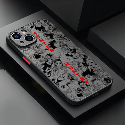 Anime New Hunter x Hunter Phone Case For iPhone 17 16e 16 15 14 13 12 11 Pro Air Max X XR XSMax 7 8 Plus Matte Clear Back Cover