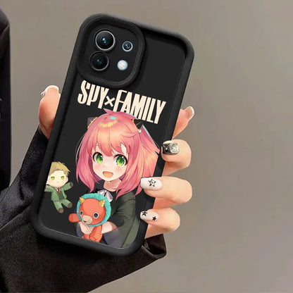 Cartoon Kawaii Spy X Family Anime Phone Case for Xiaomi 13T 14T 15T 17T Pro 15 Ultra Poco M7 M8 F8 F7 X6 X7 X8 17 Pro Max Cover
