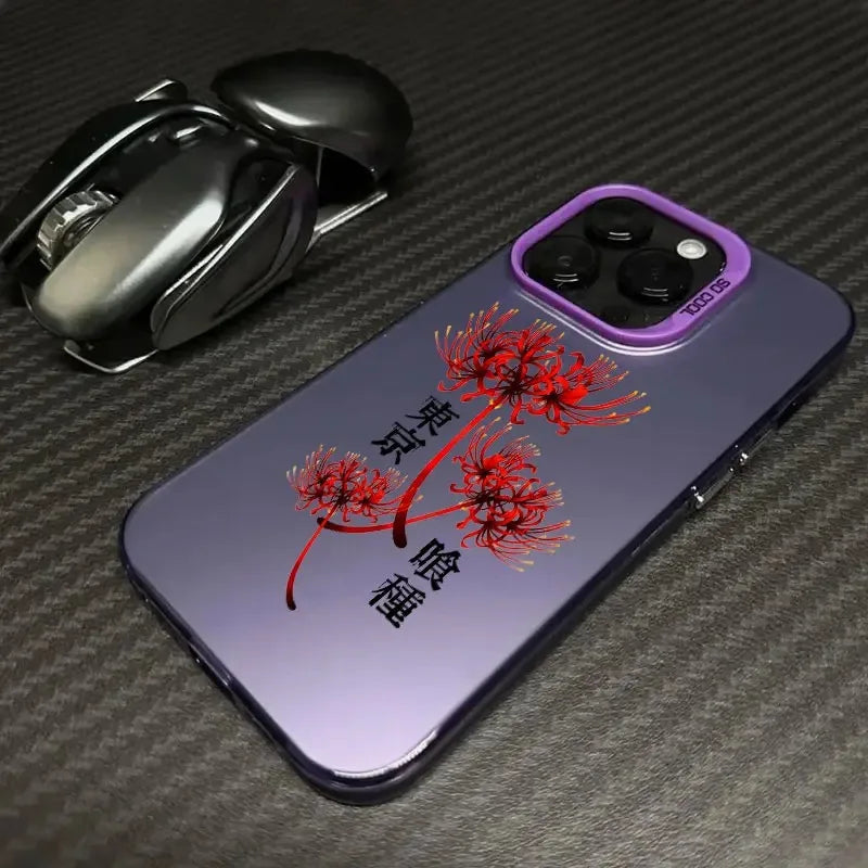 Tokyo Ghoul Black Art Phone Case for Samsung Galaxy S26 S25 S24 S23 S22 S21 S20 Note20 FE Ultra Edge Plus 4G 5G Anti Fall Matte