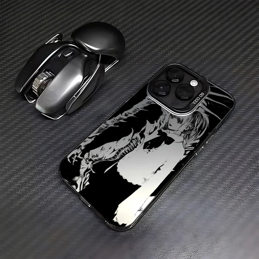 Anime Death Note Phone Case For iPhone 17 Air 16 e 15 14 13 12 11 Pro Max Plus Mini SE2020 2022 Matte Shockproof Back Cover