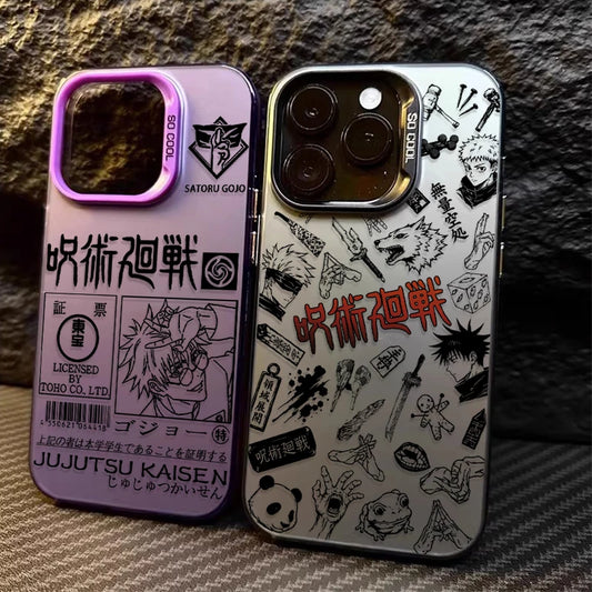 Jujutsu Kaisen Gojo Satoru Manga Line Phone Case for iPhone 12 17 Air Pro Max 16 15 11 14 13 Pro Max XS X XR Plus 8 7 SE 2020